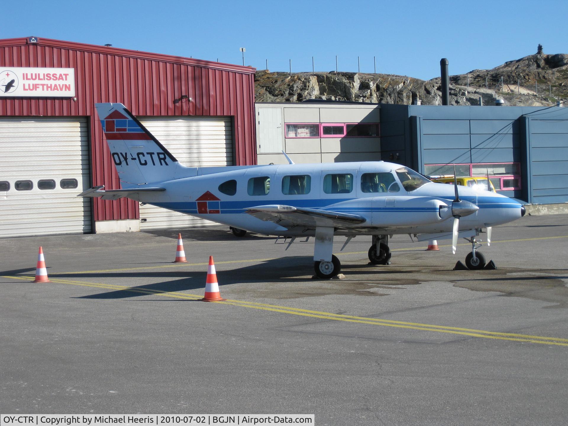 OY-CTR, 1980 Piper PA-31 (Navajo) C/N 31-8012066, Illulisat airport