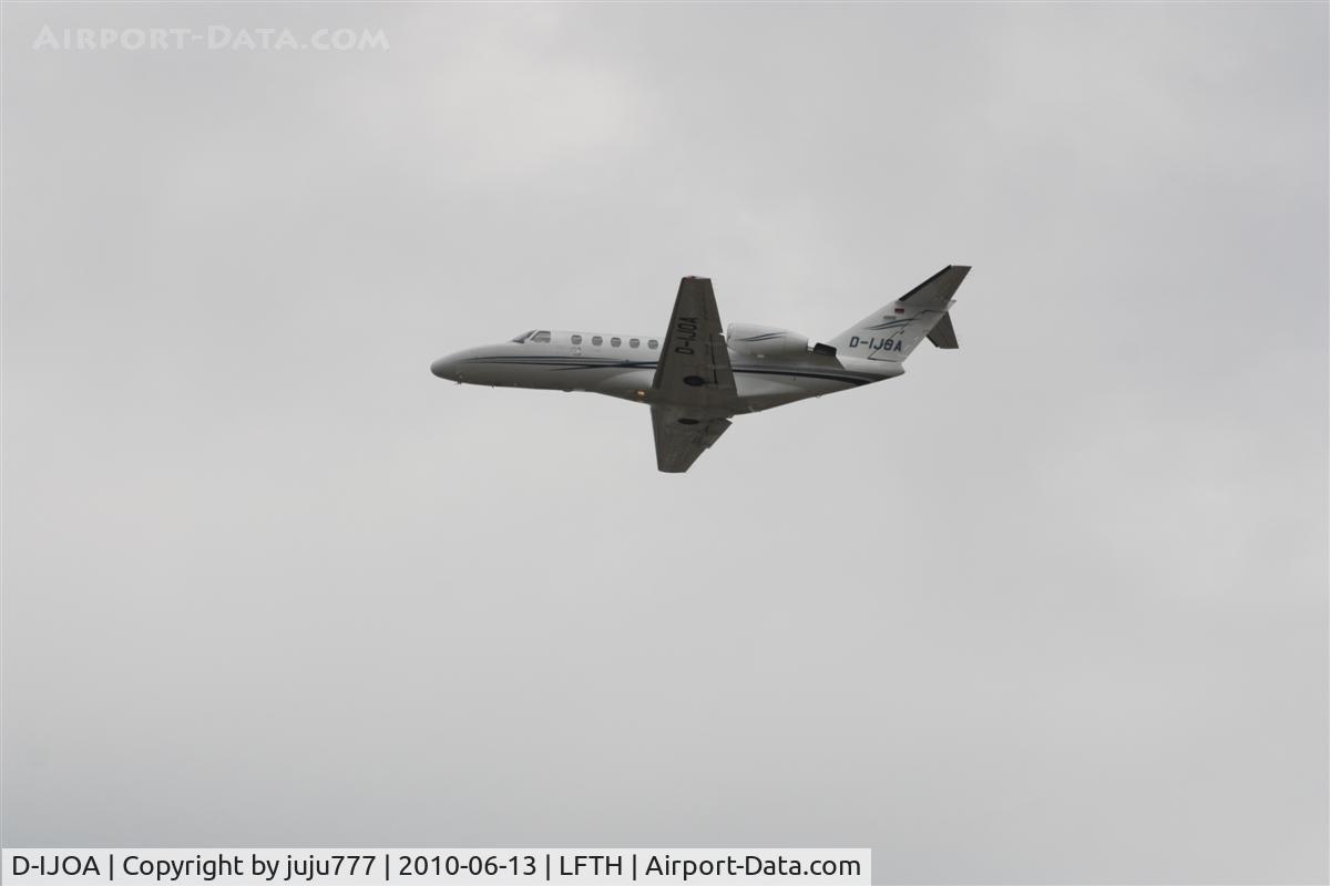 D-IJOA, 2001 Cessna 525A CitationJet CJ2 C/N 525A-0034, on display at Hyére