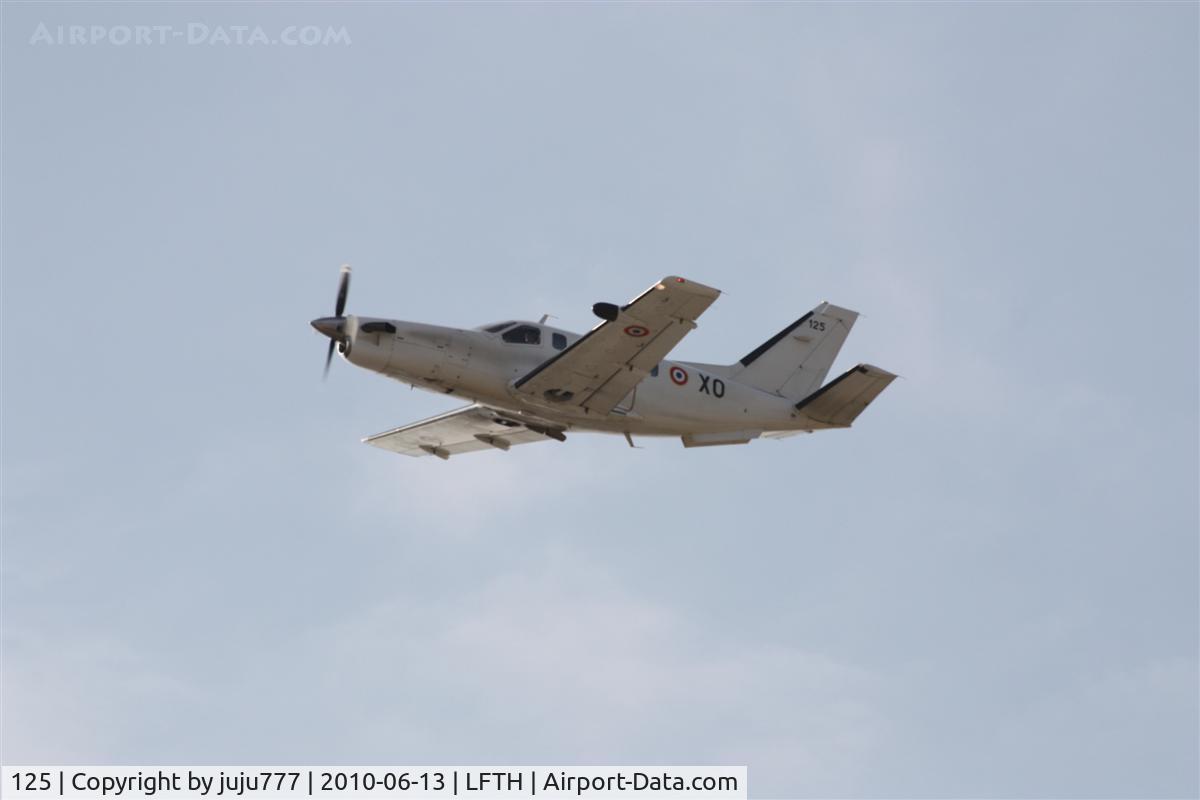 125, Socata TBM-700A C/N 125, on display at Hyére