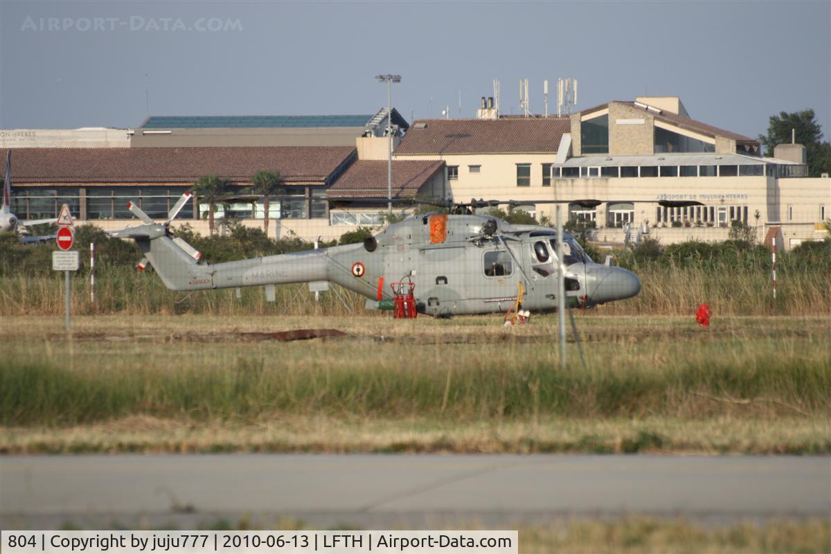 804, Westland Lynx HAS.4(FN) C/N 268, on display at Hyére