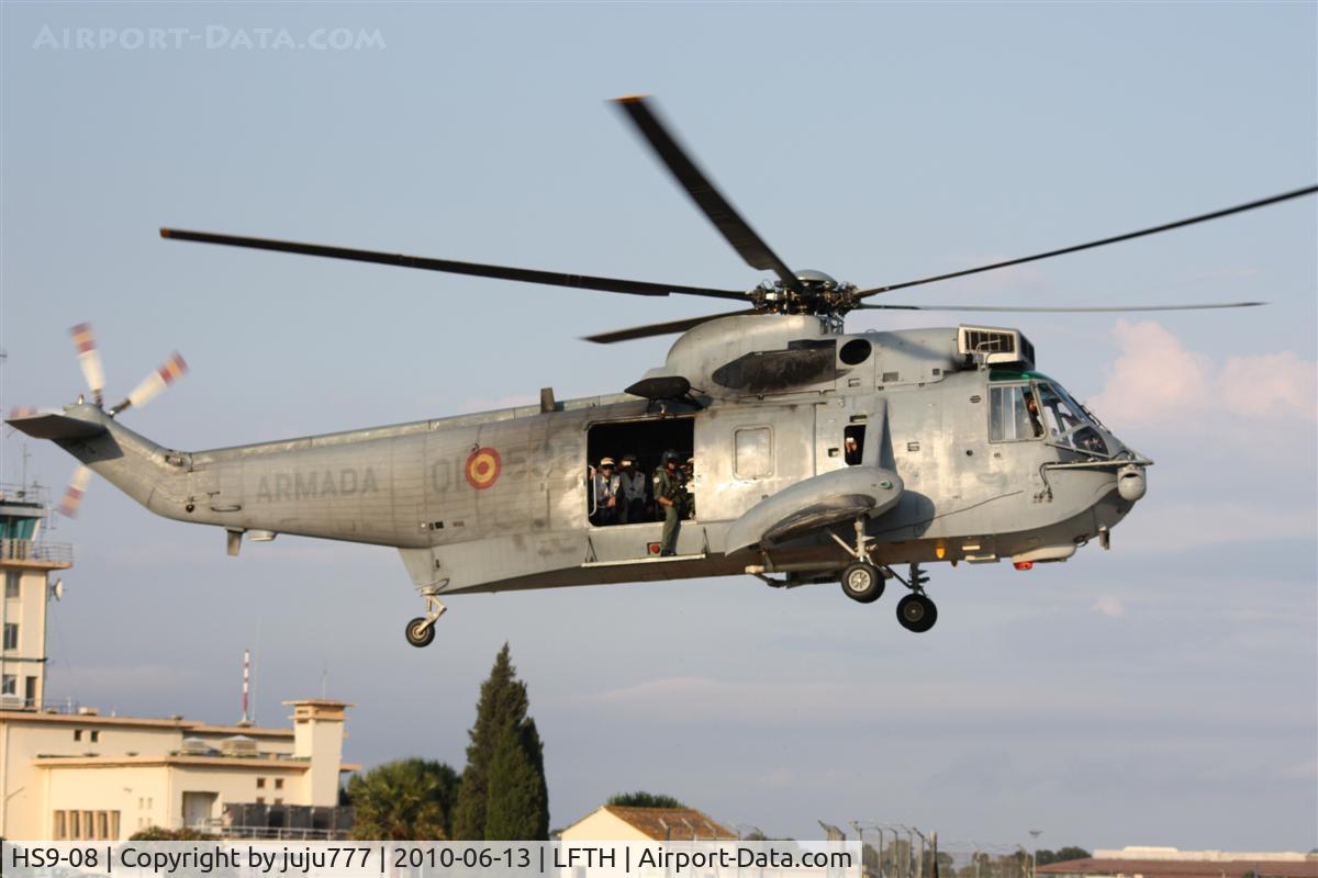 HS9-08, Westland Sea King SH-3H C/N 61-701, on display at Hyére