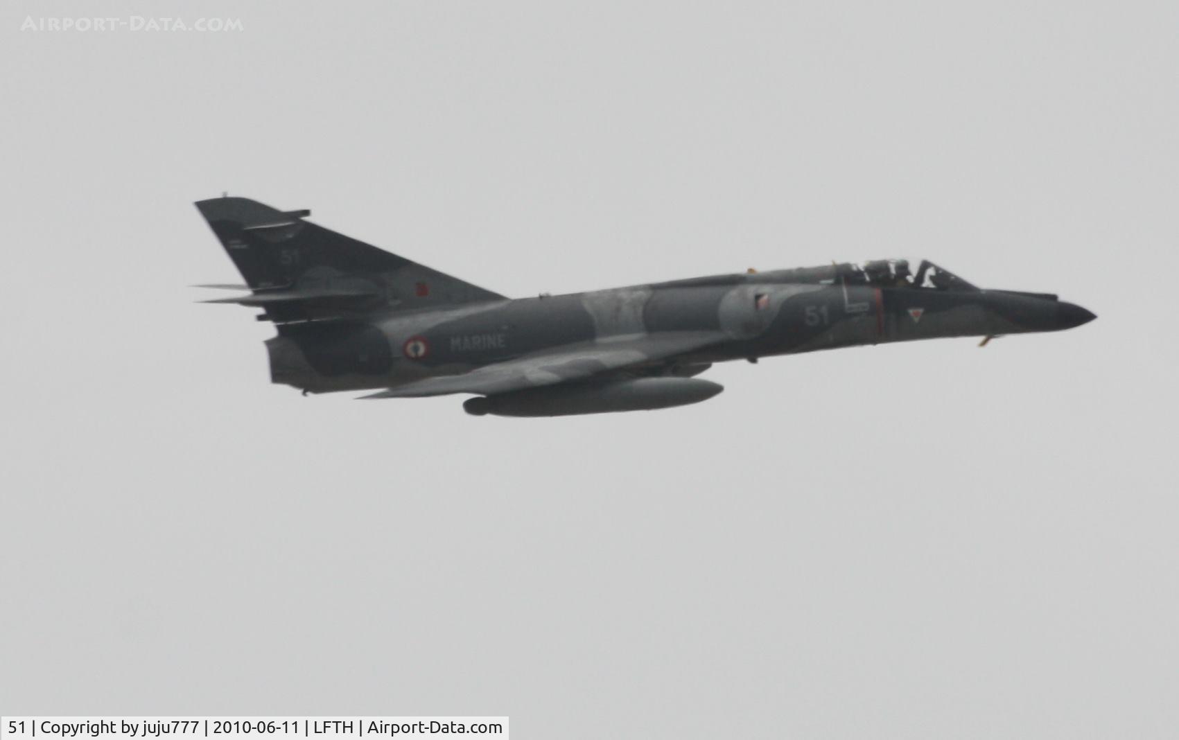 51, Dassault Super Etendard C/N 51, on display at Hyére