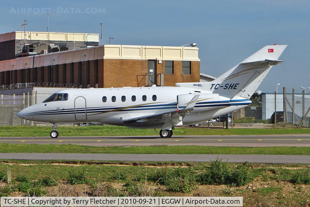 TC-SHE, 2007 Hawker Beechcraft Hawker 850XP C/N 258872, 2007 Hawker Beechcraft Corp HAWKER 850XP, c/n: 258872 at Luton
