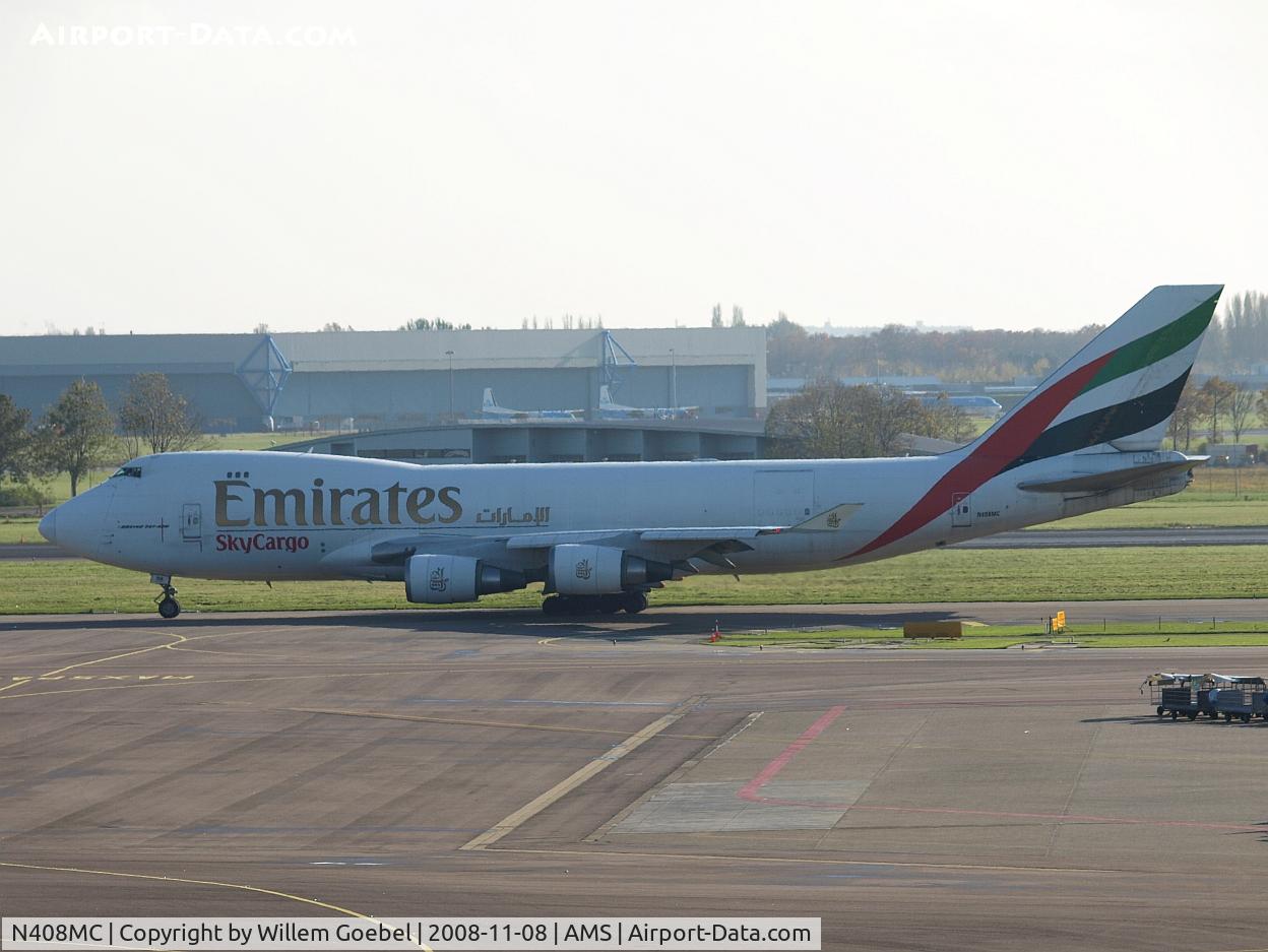 N408MC, 1998 Boeing 747-47UF C/N 29261, Taxi to the runway