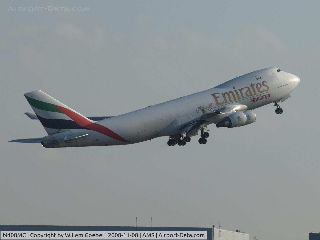 N408MC, 1998 Boeing 747-47UF C/N 29261, Take off of the 