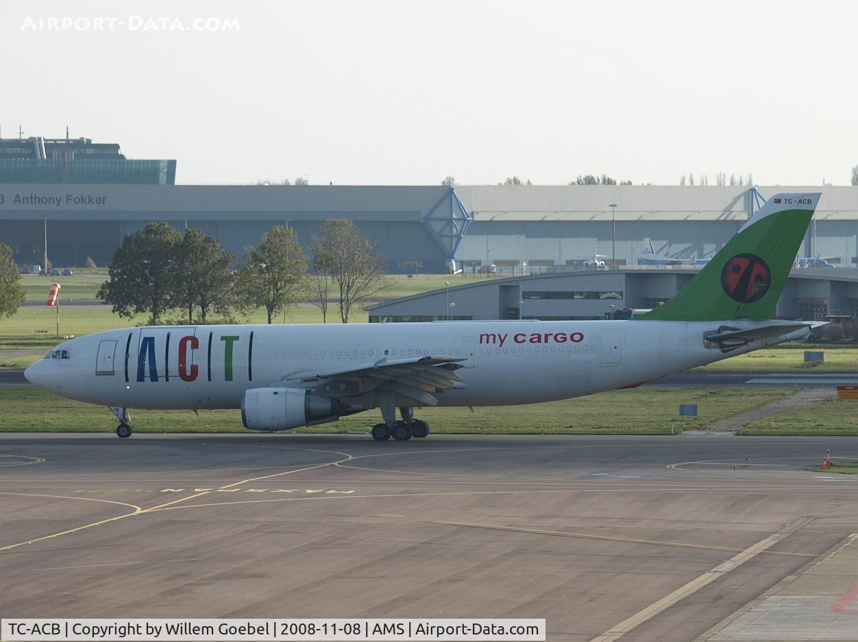 TC-ACB, 1981 Airbus A300B4-203(F) C/N 121, Taxi to the runway for take off.