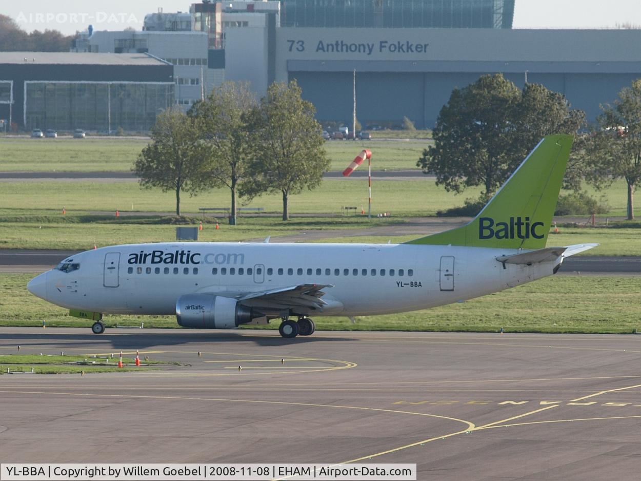 YL-BBA, 1991 Boeing 737-505 C/N 24646, Taxi to the runway for take off.