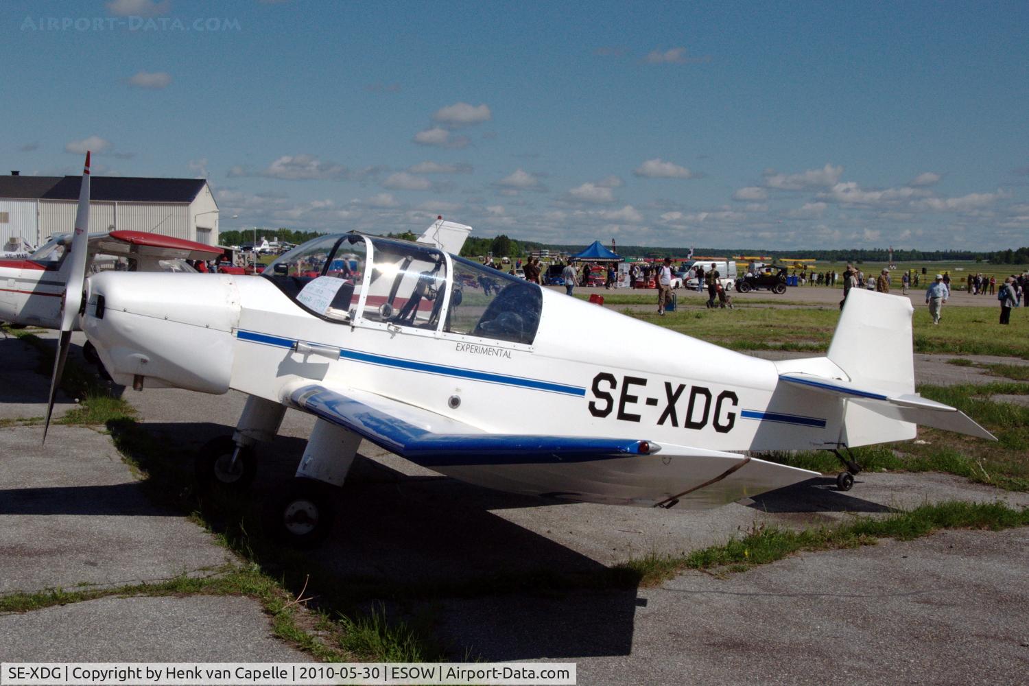 SE-XDG, 1984 Jodel D-113-3 C/N 030, Jodel D113-3 parked at Västerås Hässlö airport, Sweden