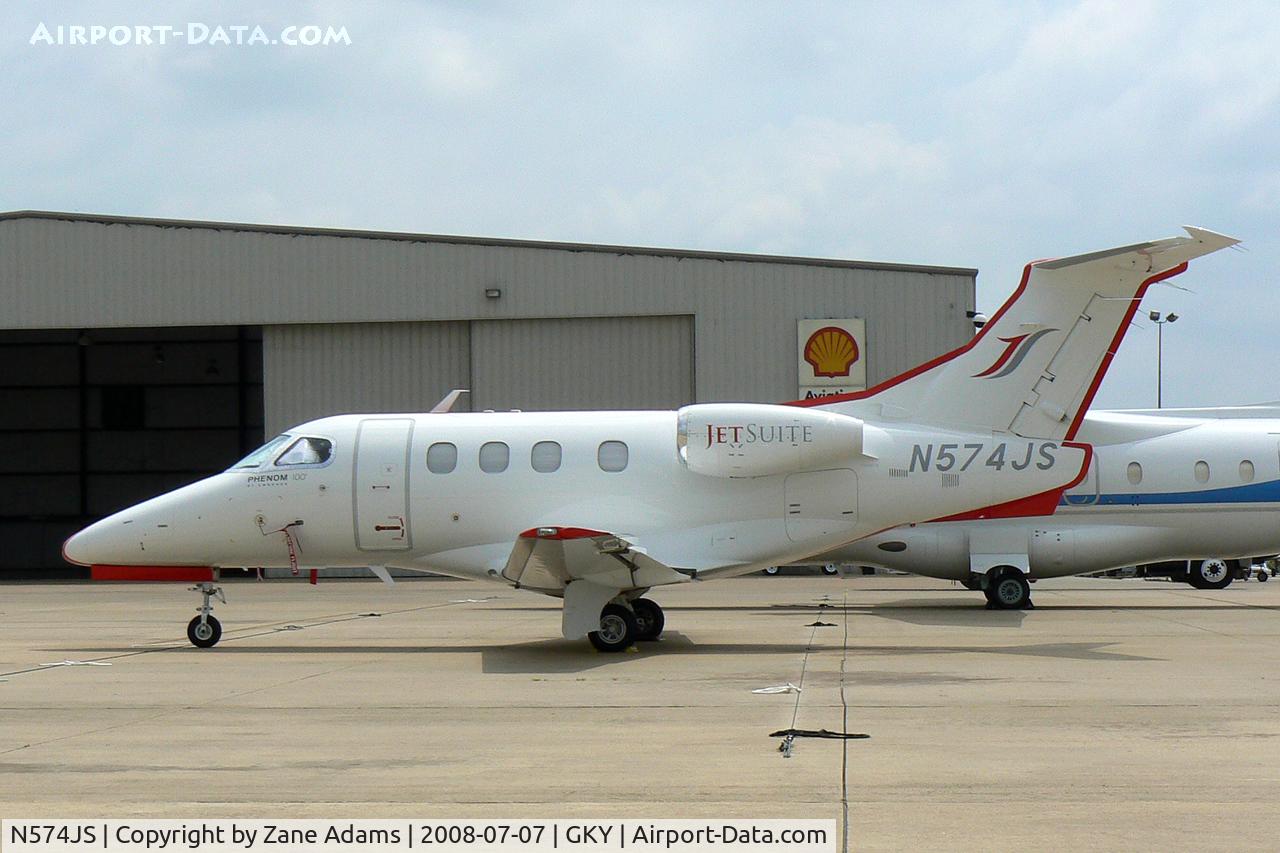 N574JS, 2009 Embraer EMB-500 Phenom 100 C/N 50000046, At Arlington Municipal Airport, TX