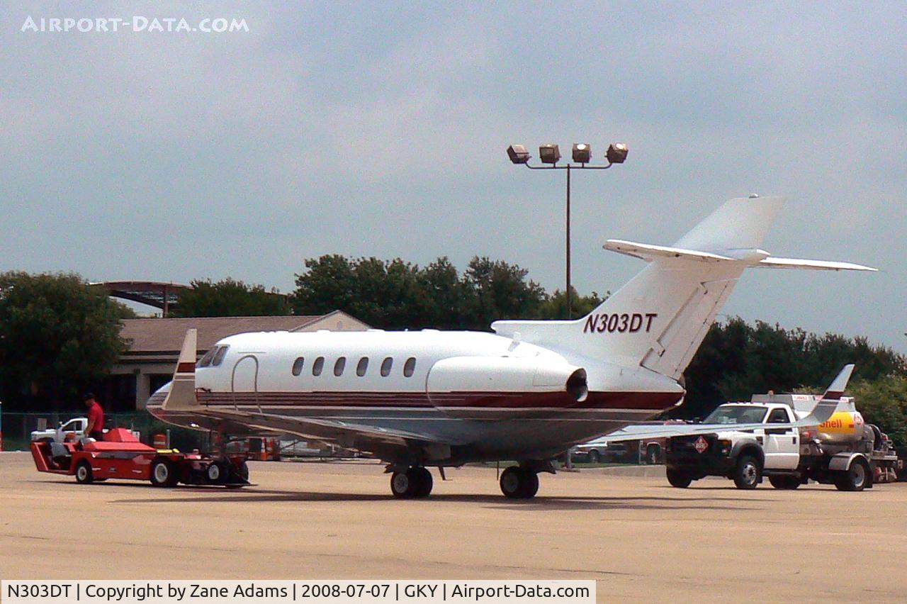 N303DT, 1996 Raytheon Hawker 800XP C/N 258303, At Arlington Municipal Airport, TX