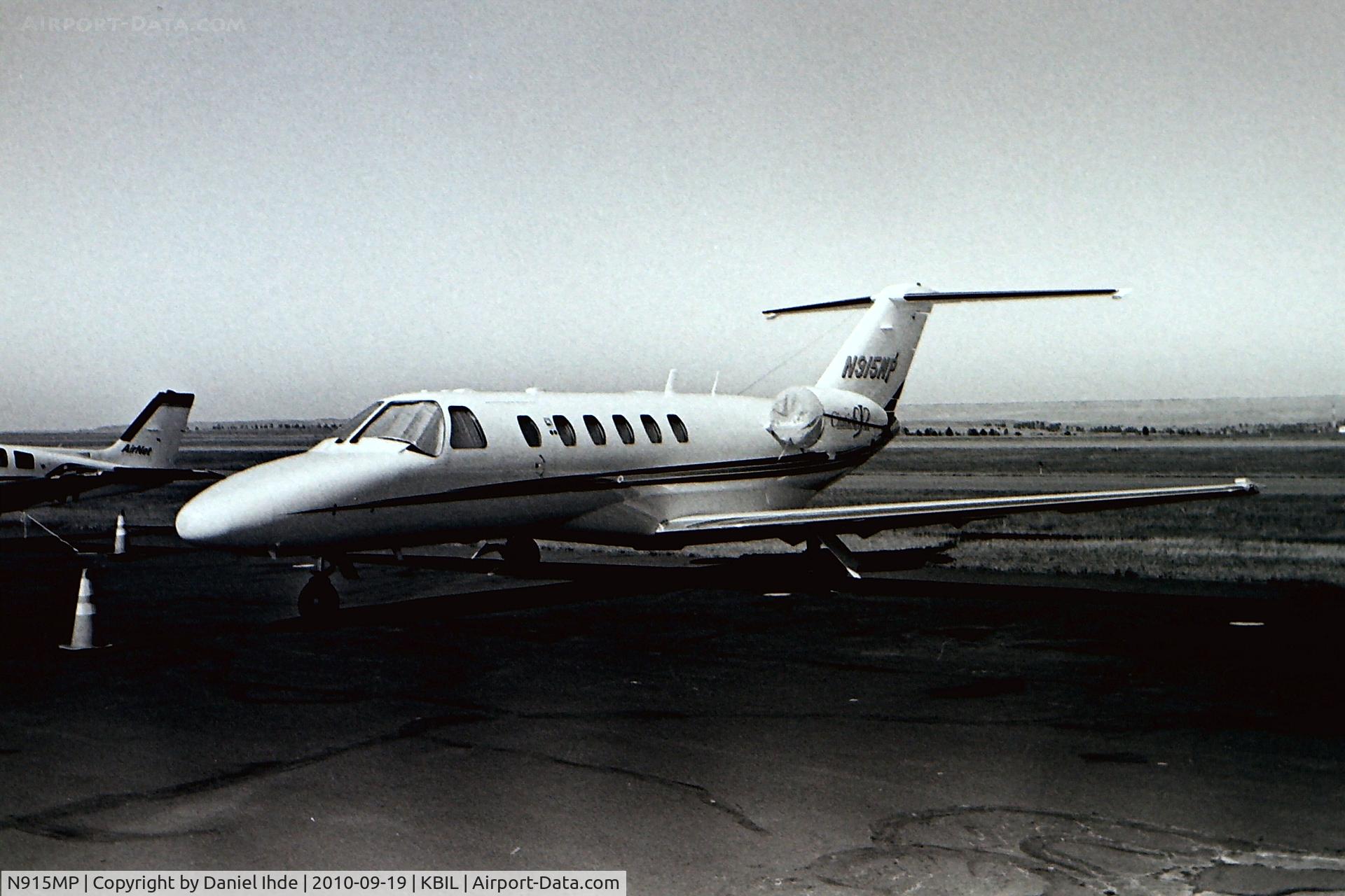 N915MP, 2001 Cessna 525A CitationJet CJ2 C/N 525A0024, Testing the old Rollei 35mm film camera at KBIL.