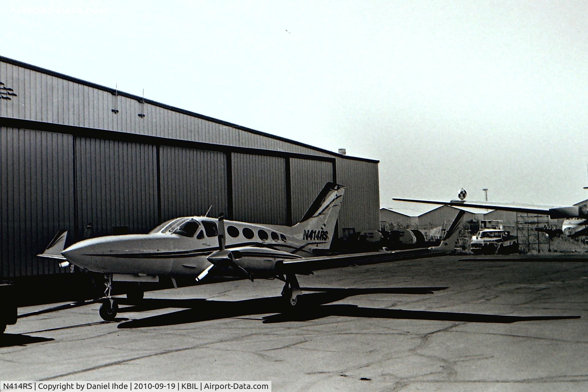 N414RS, 1981 Cessna 414A Chancellor C/N 414A0821, Photo taken with a Rollei 35 film camera, circa 1960's.  This little camera is the smallest mechanical 35mm camera ever produced.  I couldn't be happier with it.