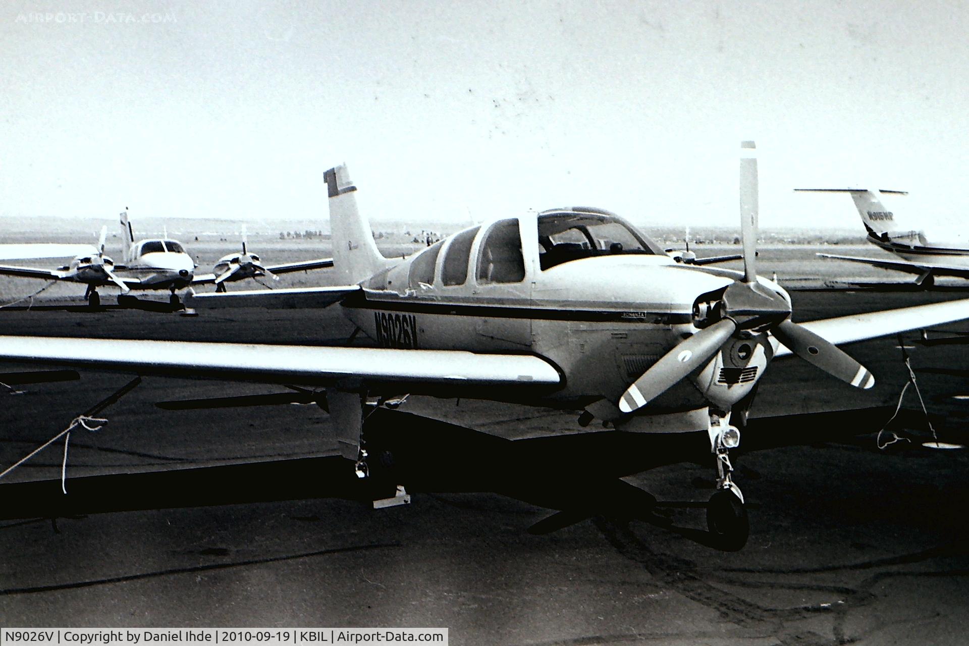 N9026V, 1971 Beech G33 Bonanza C/N CD-1257, Photo taken with a 1960's Rollei 35mm film camera.