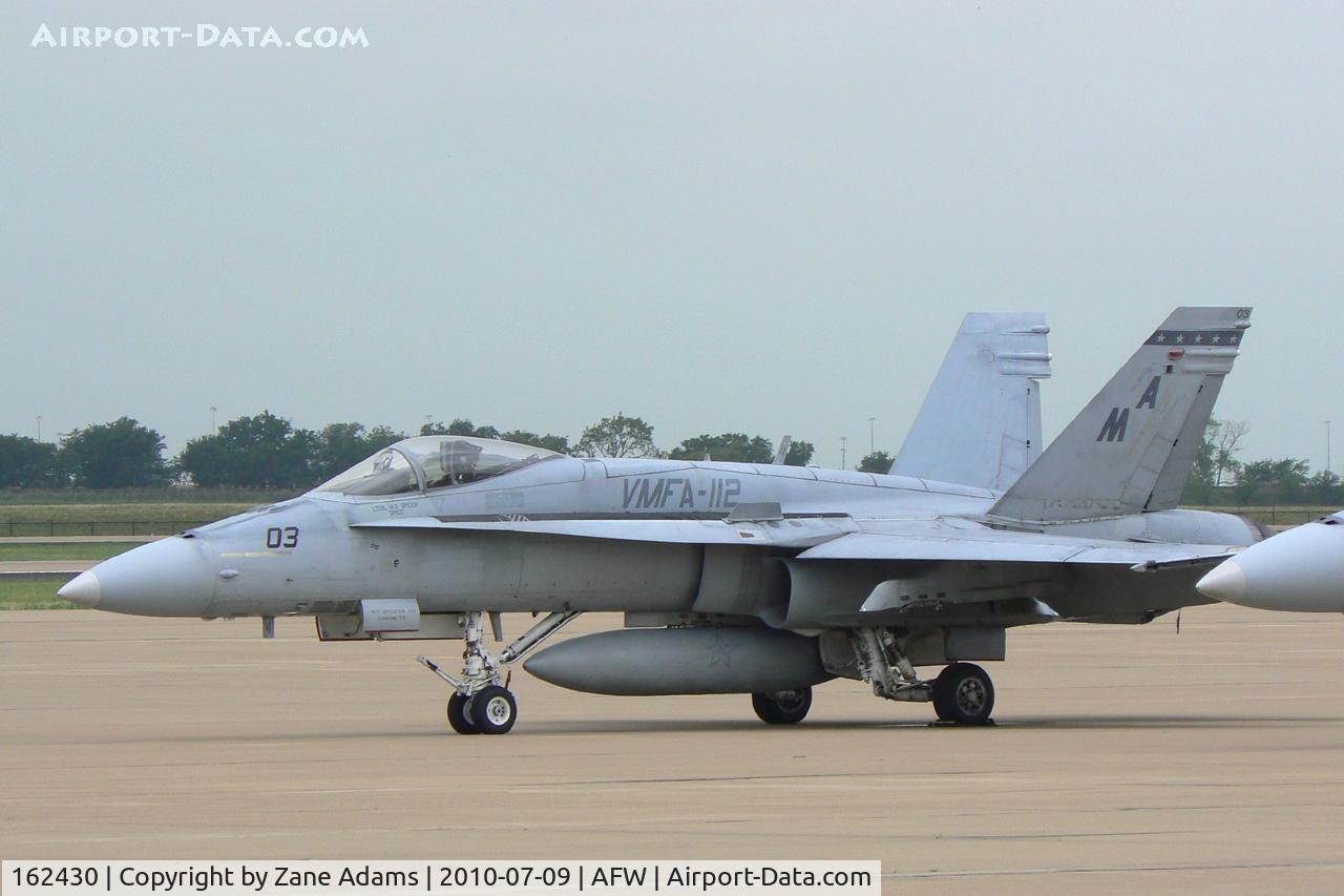162430, McDonnell Douglas F/A-18A+ Hornet C/N 272/A218, At Alliance Airport, Fort Worth, TX