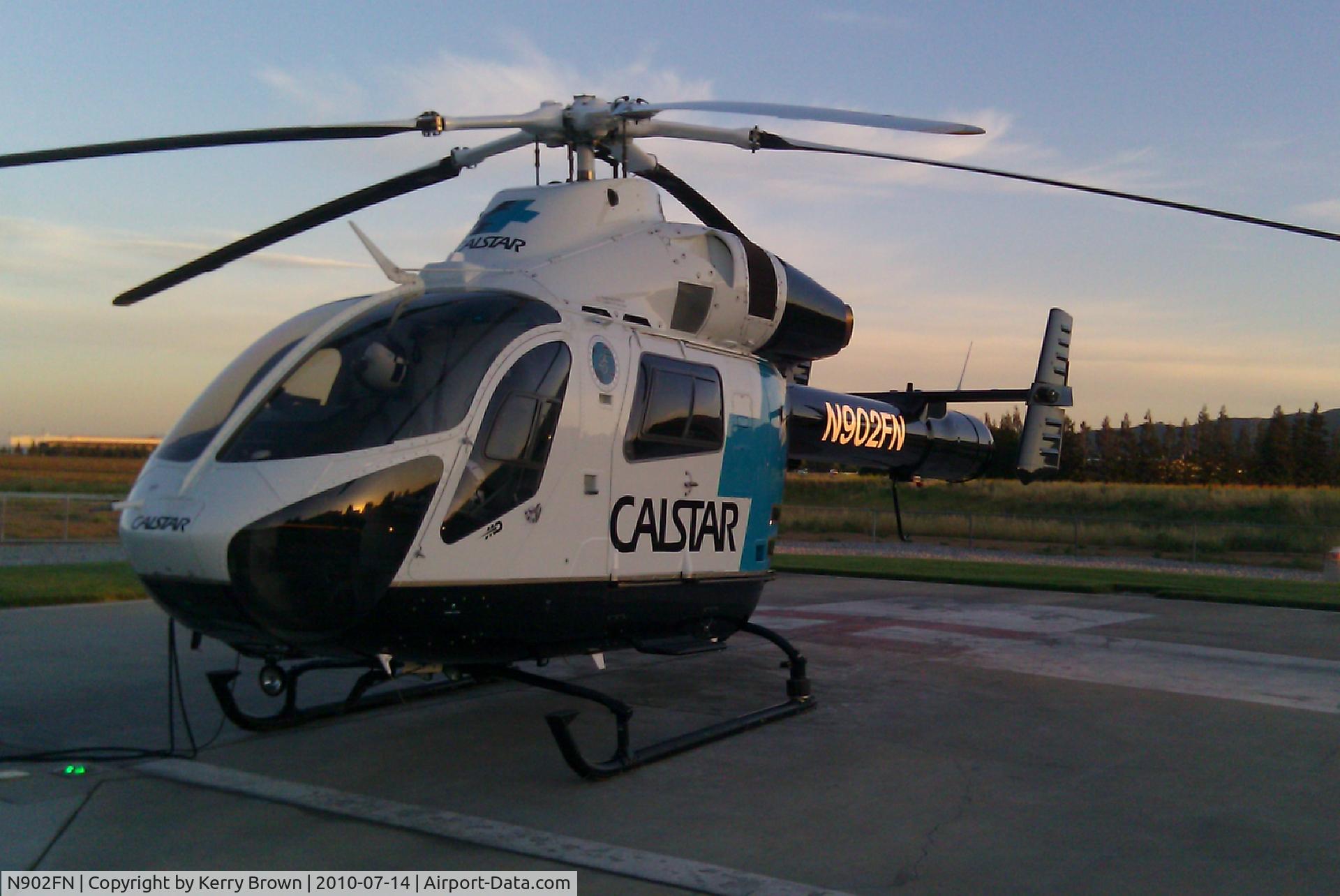 N902FN, 2008 MD Helicopters MD-900 Explorer C/N 900-00124, 902FN at it's base at Saint Louise Community Hospital in Gilroy, California