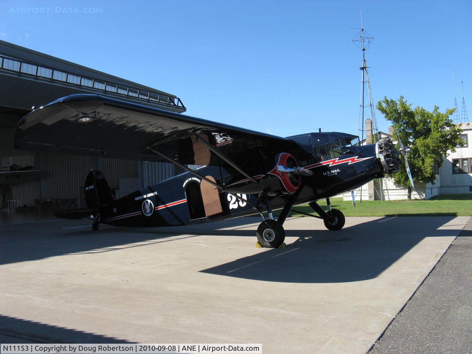 N11153, 1931 Stinson SM-6000-B C/N 5021, 1931 Stinson SM-6000-B Tri-Motor, three Lycoming R-680-13 9 cylinder radials, 11 passenger very successful airliner design, at Golden Wings Museum