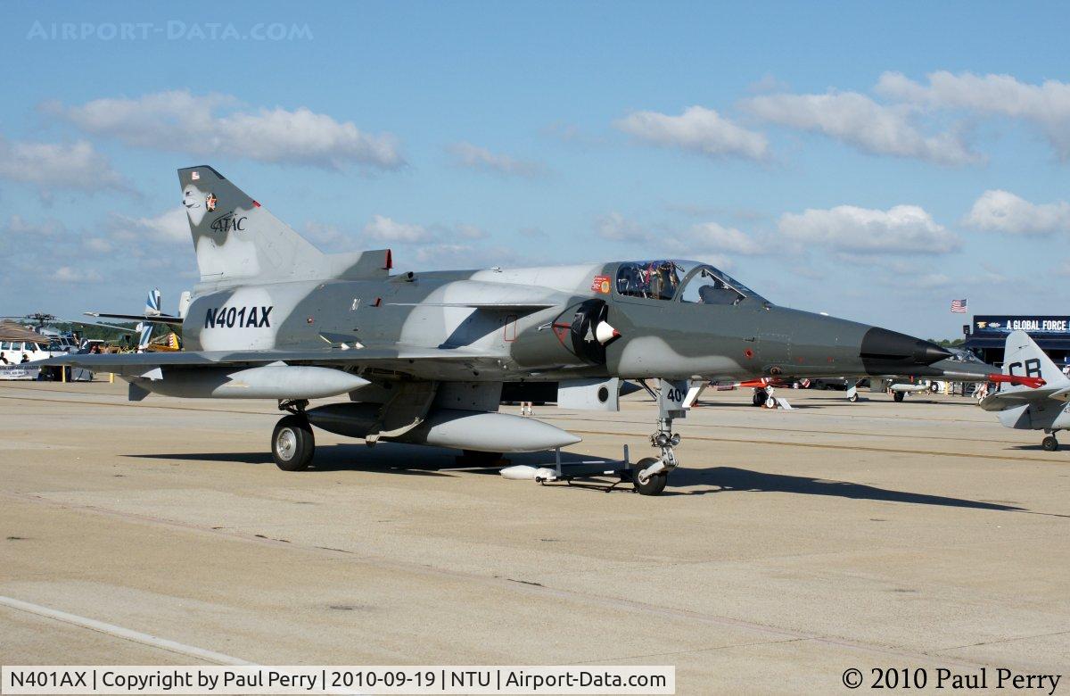 N401AX, 1980 Israel Aircraft Industries Kfir C.2 C/N 136, Sweet scheme on a local Aggressor