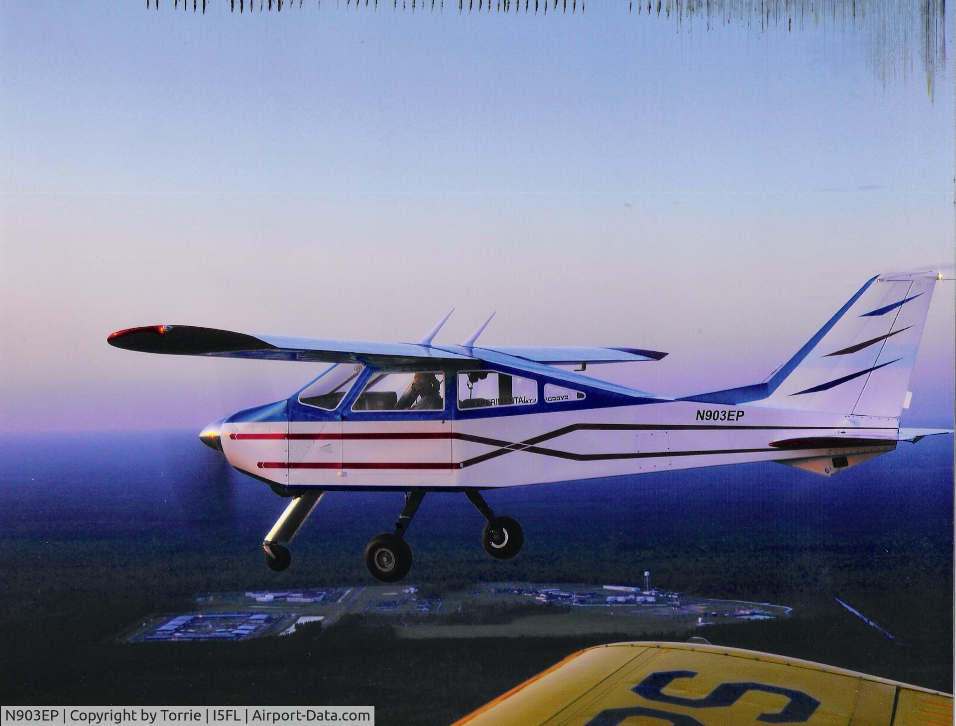 N903EP, 2007 Bede BD-4 C/N 267, I am flying just before sunset in the Lake City FL area.
The BD4 had about 110 hrs of flight time on it when this photo was taken.