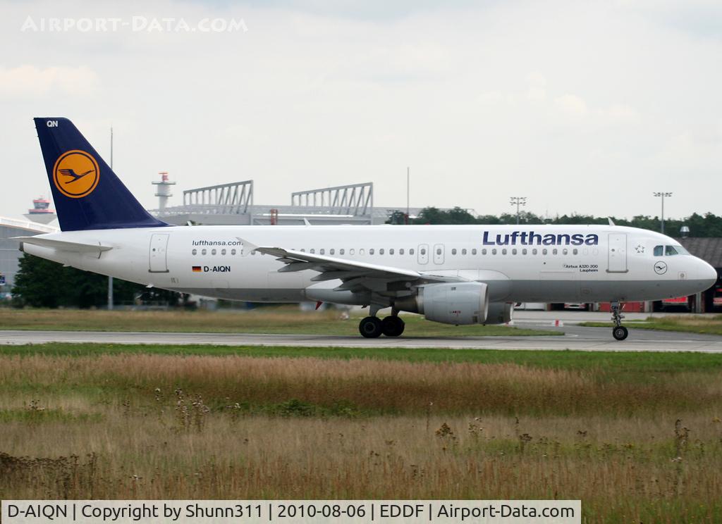 D-AIQN, 1991 Airbus A320-211 C/N 0269, Taking off rwy 18