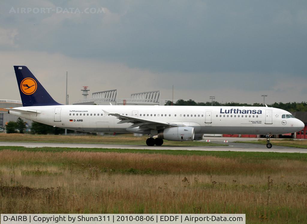 D-AIRB, 1993 Airbus A321-131 C/N 0468, Taking off rwy 18