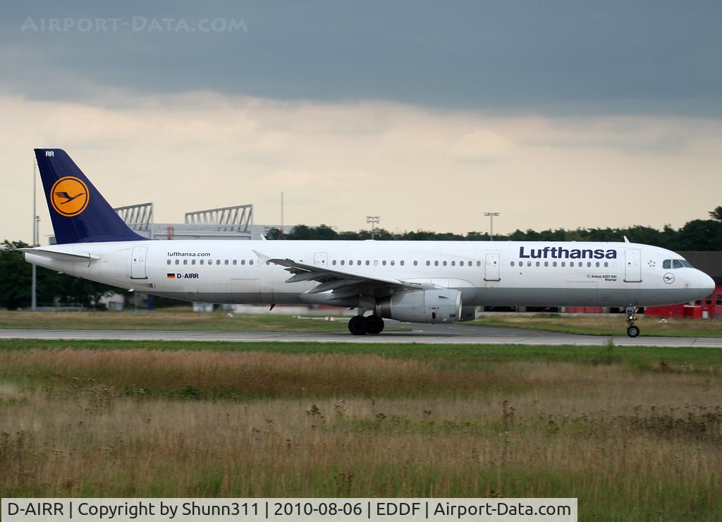 D-AIRR, 1995 Airbus A321-131 C/N 0567, Taking off rwy 18