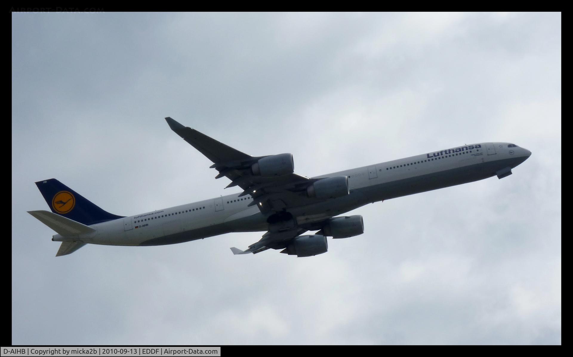 D-AIHB, 2003 Airbus A340-642 C/N 517, Take Off
