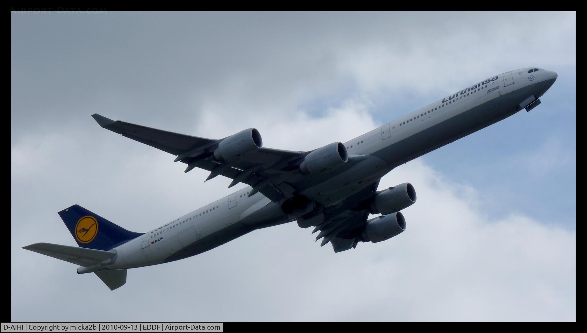 D-AIHI, 2004 Airbus A340-642 C/N 569, Take Off
