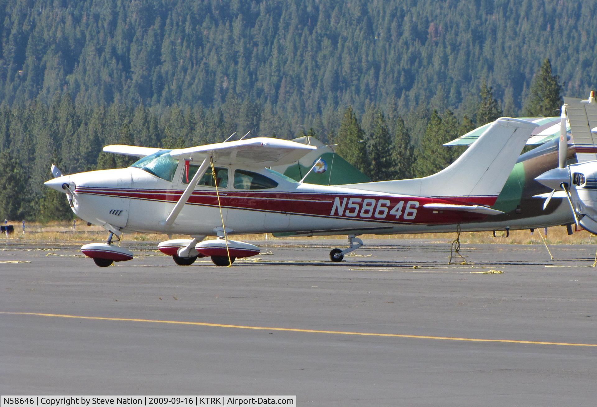 N58646, 1973 Cessna 182P Skylane C/N 18262202, 1973 Cessna 182P visiting from Palmdale, CA