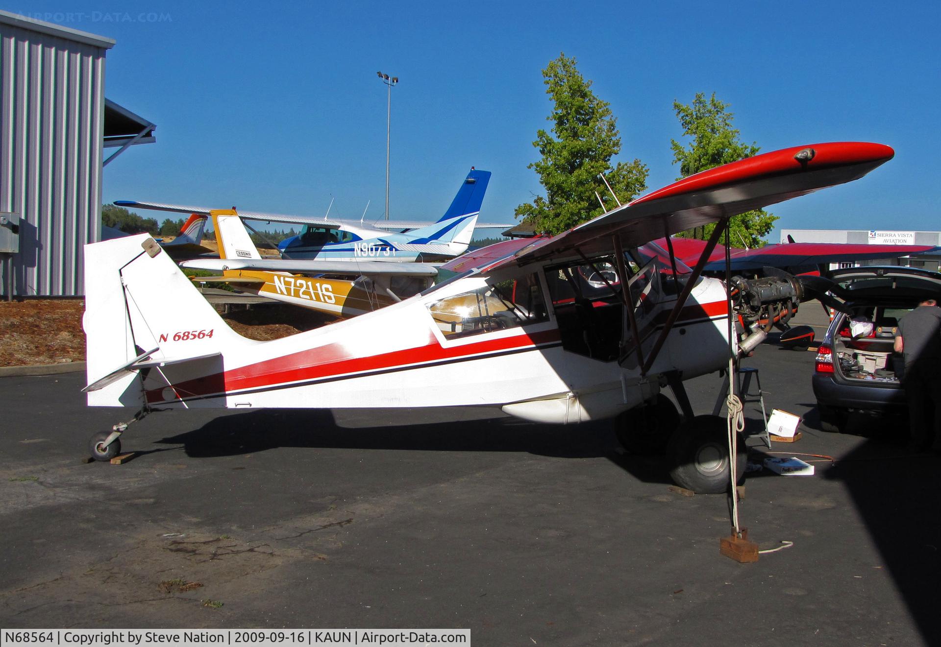 N68564, 1972 Bellanca 7GCBC C/N 394-72, 1972 Bellanca 7GCBC with belly pod visiting from Utah