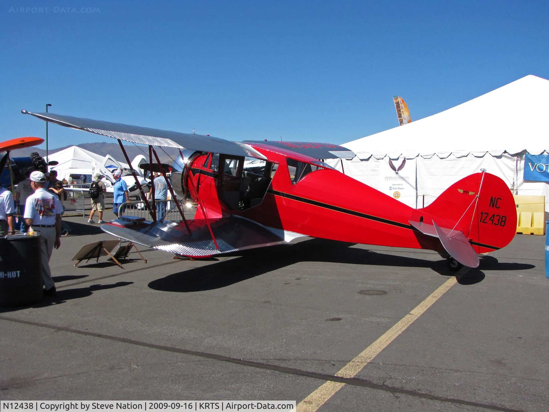 N12438, 1932 Waco QDC C/N 3579, 1932 Waco QDC as NC12438 in static display park @ 2009 National Air Races