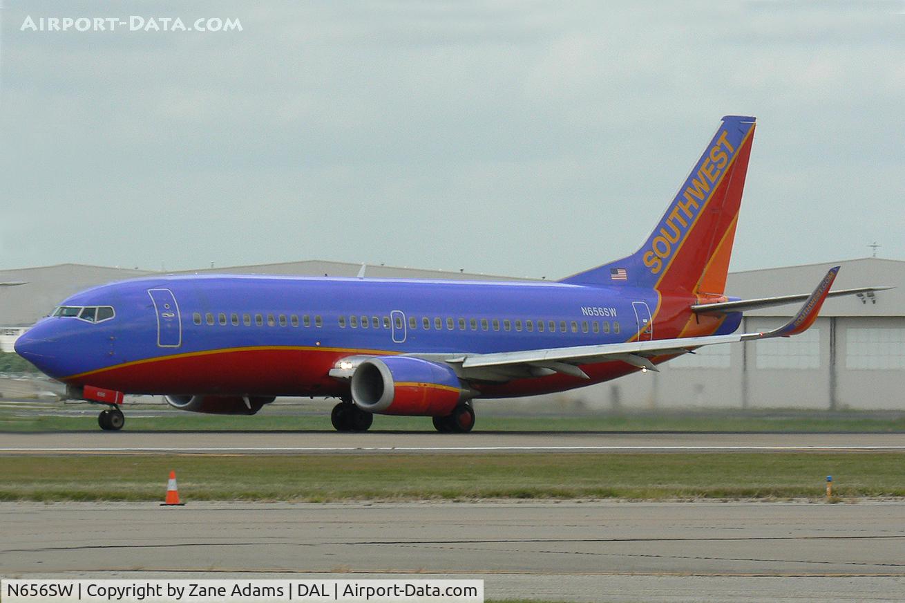 N656SW, 1997 Boeing 737-3H4 C/N 28401, Southwest Airlines departing Dallas Love Field