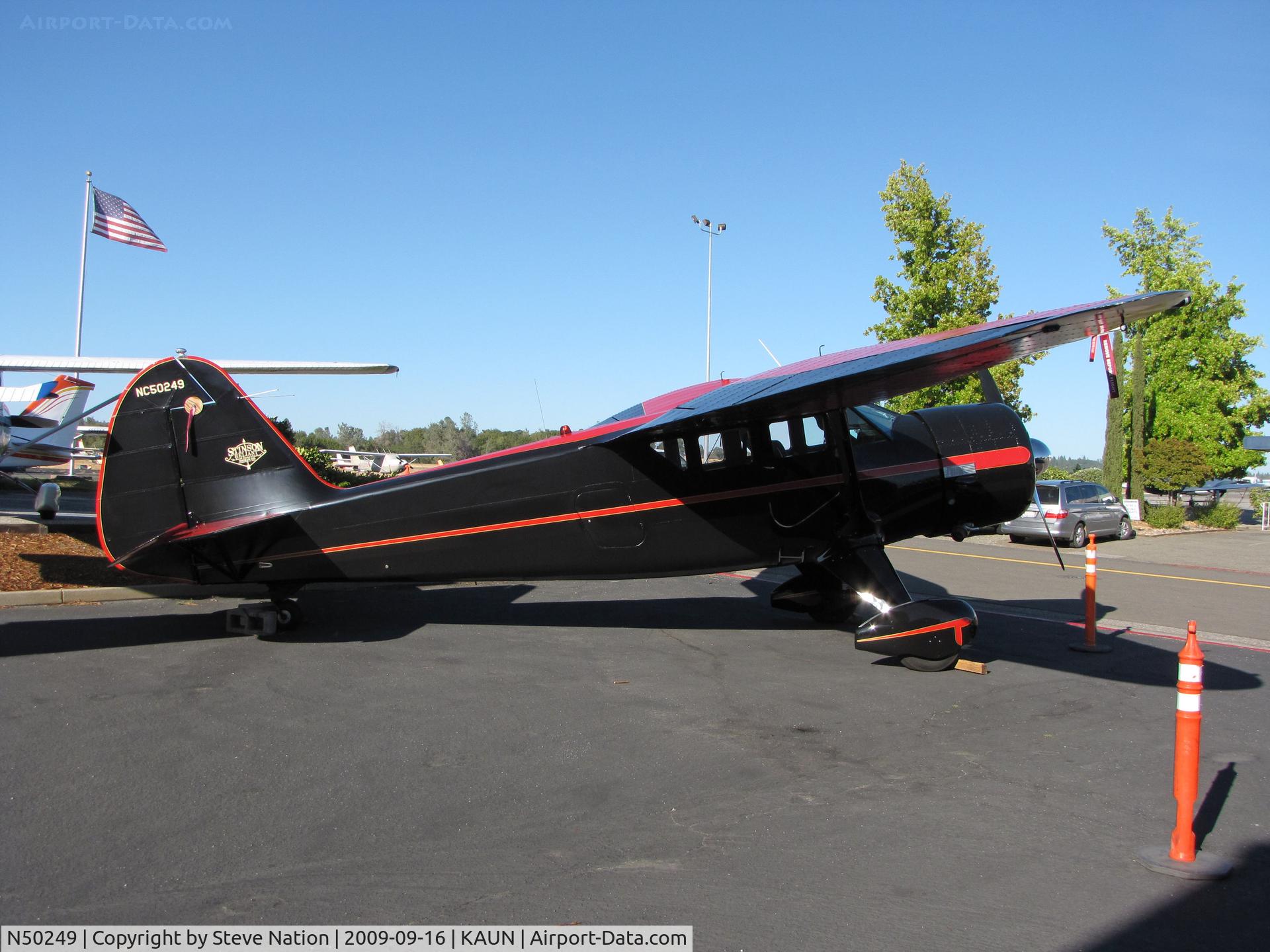 N50249, Stinson V77 Reliant C/N 77-458, Classic Stinson V77 as NC50249 at Auburn, CA