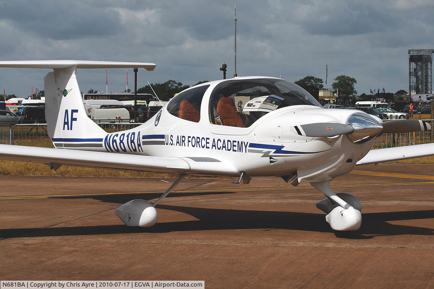 N681BA, Diamond DA-40 Diamond Star C/N 40.976, In service with USAF Academy.