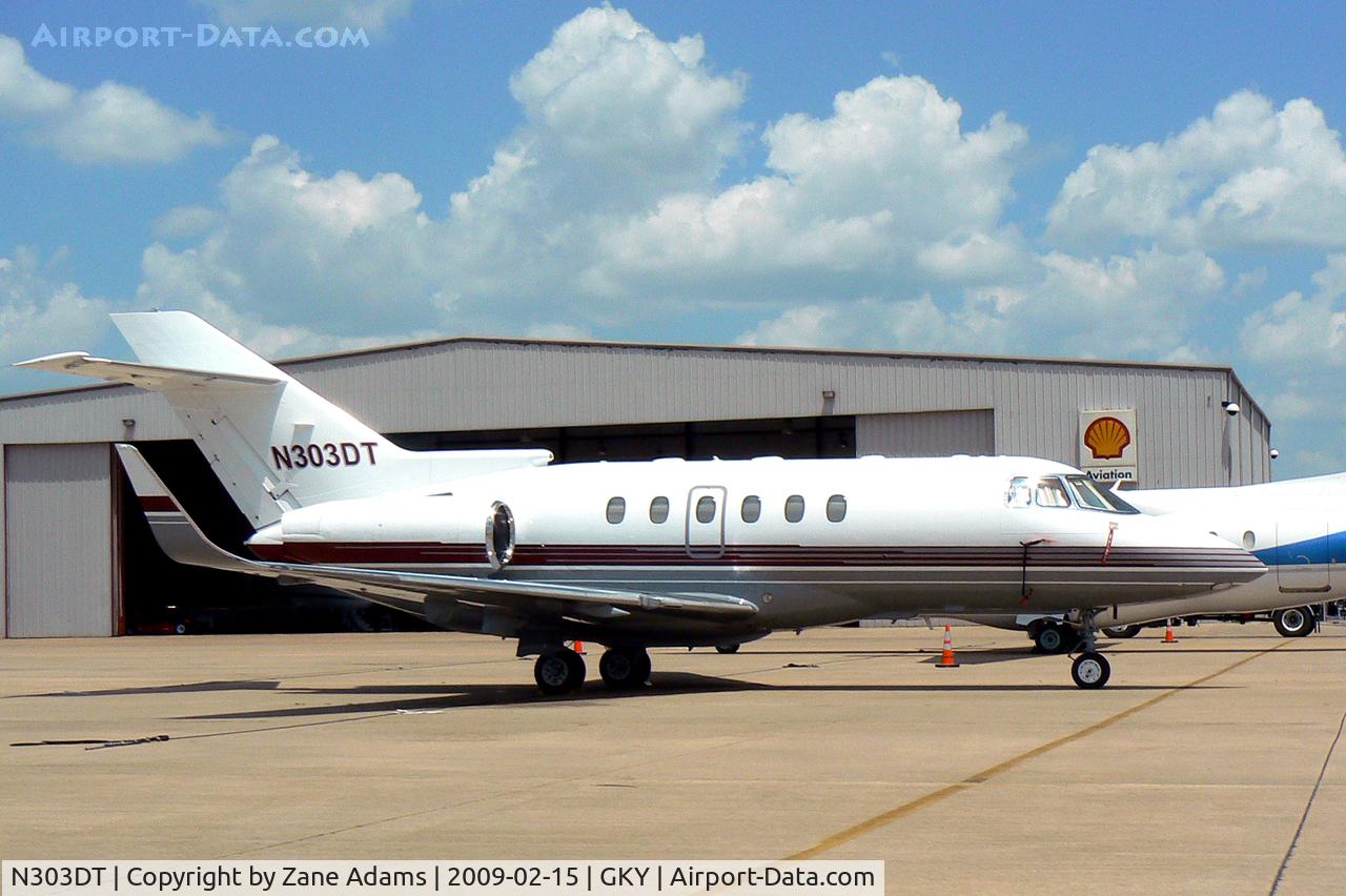 N303DT, 1996 Raytheon Hawker 800XP C/N 258303, At Arlington Municipal Airport, TX