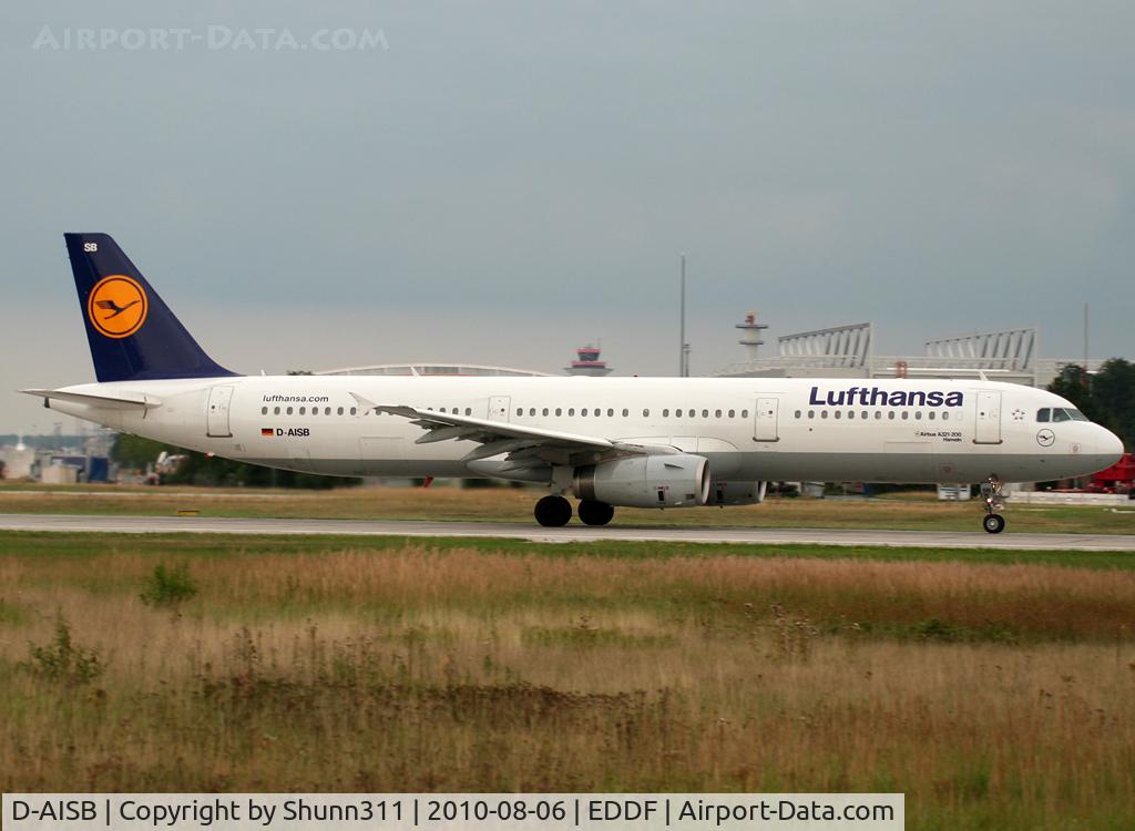 D-AISB, 1999 Airbus A321-231 C/N 1080, Taking off rwy 18
