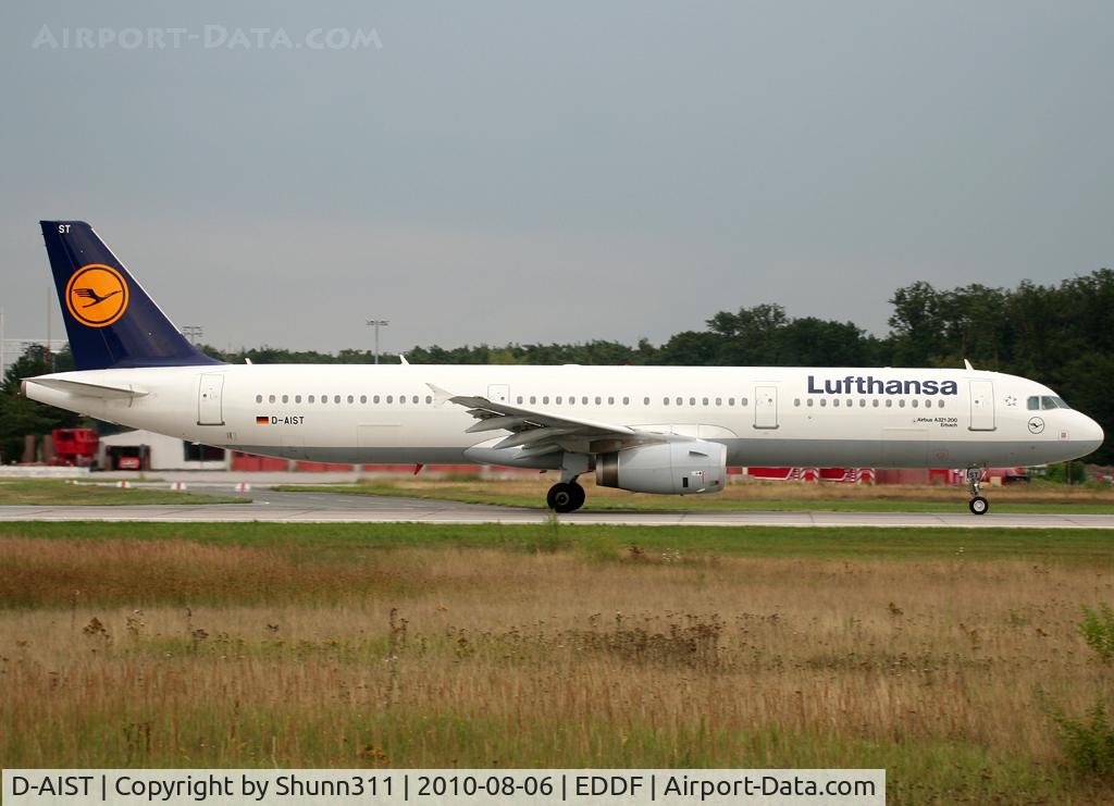D-AIST, 2009 Airbus A321-231 C/N 4005, Taking off rwy 18