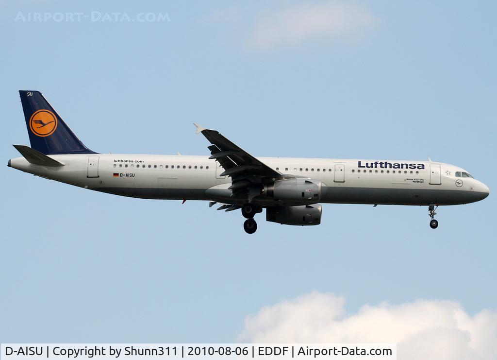 D-AISU, 2009 Airbus A321-231 C/N 4016, Landing rwy 07R