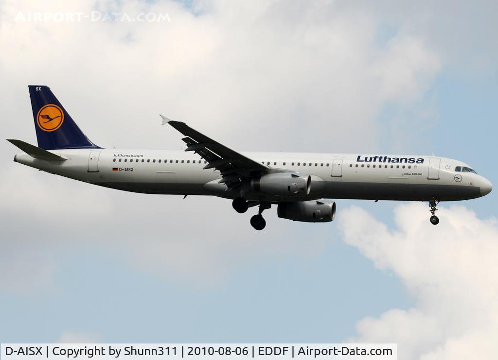 D-AISX, 2009 Airbus A321-231 C/N 4073, Landing rwy 07R