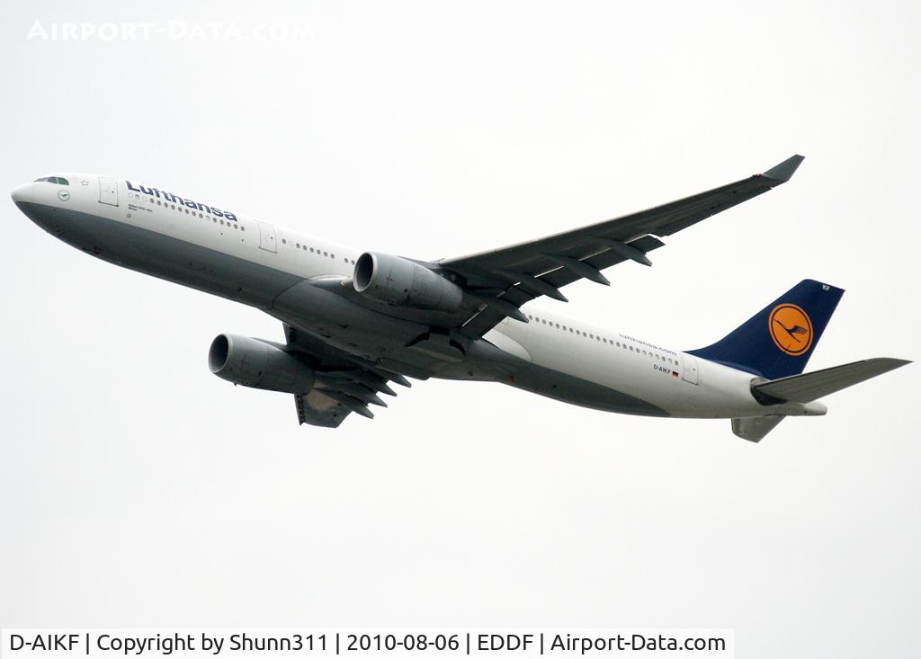 D-AIKF, 2004 Airbus A330-343X C/N 642, Taking off rwy 25R