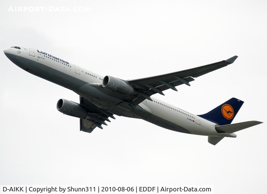 D-AIKK, 2008 Airbus A330-343X C/N 896, Taking off rwy 25R