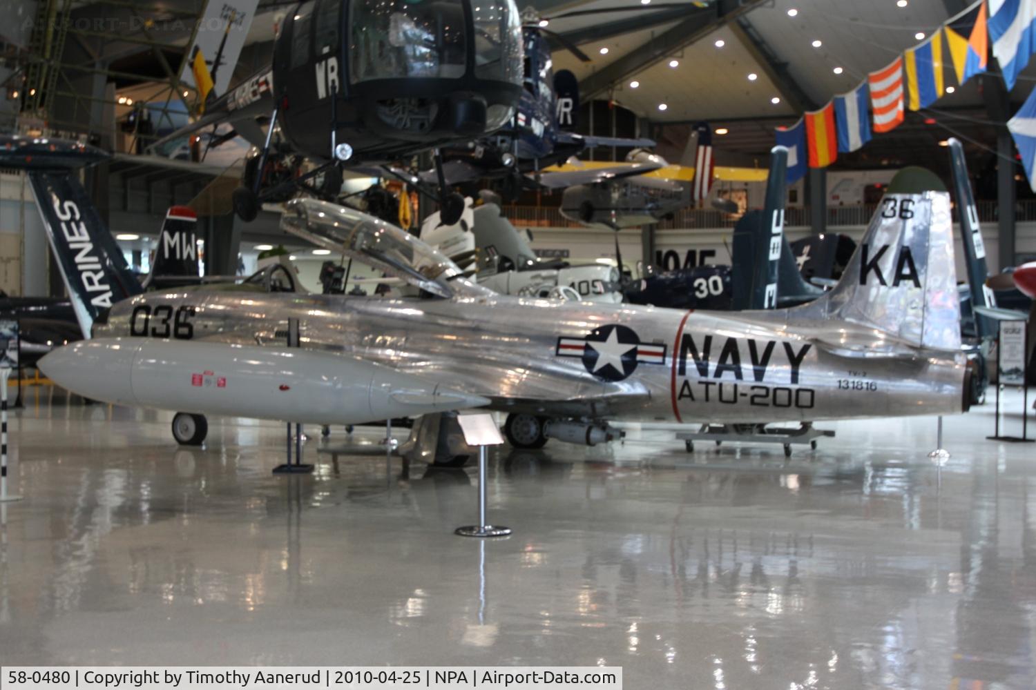 58-0480, 1951 Lockheed T-33B Shooting Star C/N 580-6650, 1958 Lockheed T-33A-5-LO Shooting Star, c/n: 580-1429, BuNo 13816