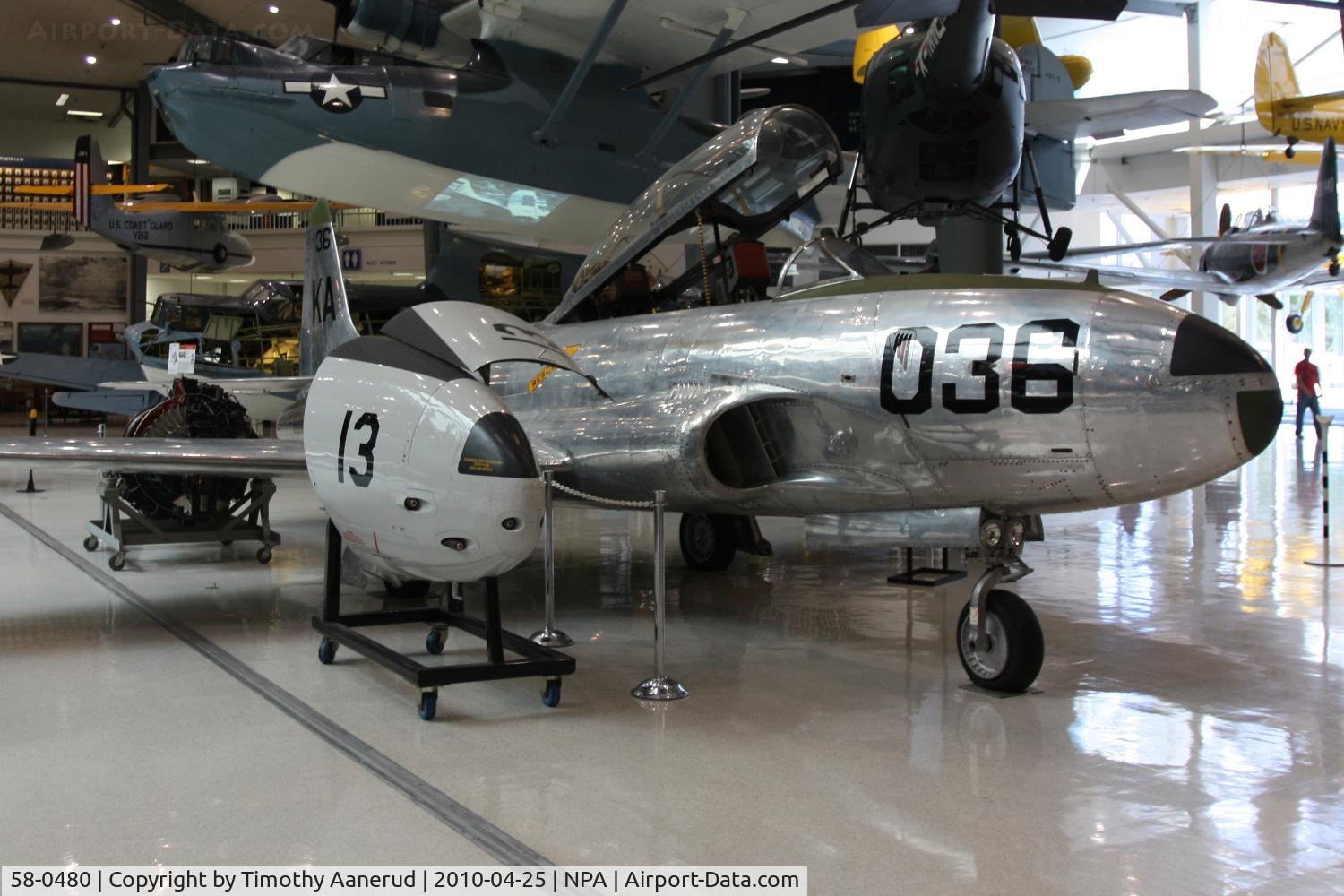 58-0480, 1951 Lockheed T-33B Shooting Star C/N 580-6650, 1958 Lockheed T-33A-5-LO Shooting Star, c/n: 580-1429, BuNo 13816