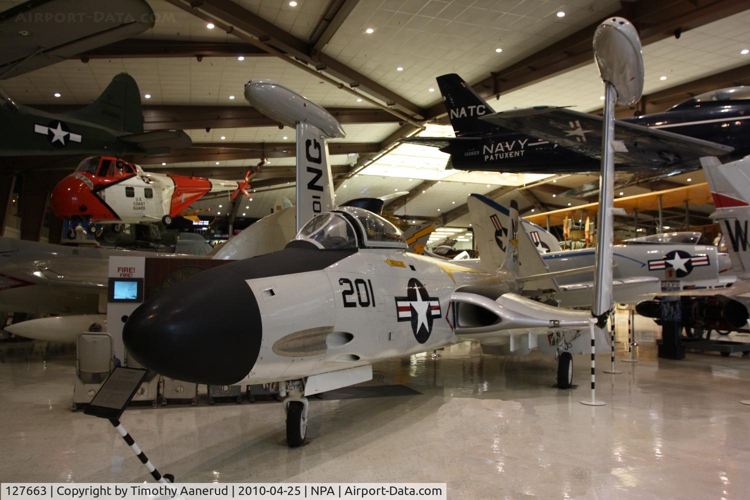 127663, McDonnell F2H-4/F-2D Banshee C/N 250, McDonnell F-2 Banshee, marked as 126419