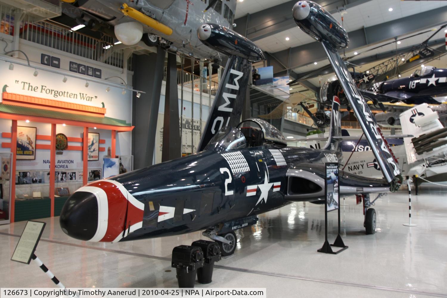 126673, McDonnell F2H-2P Banshee C/N Not found 126673, McDonnell F-2 Banshee, c/n: 126673