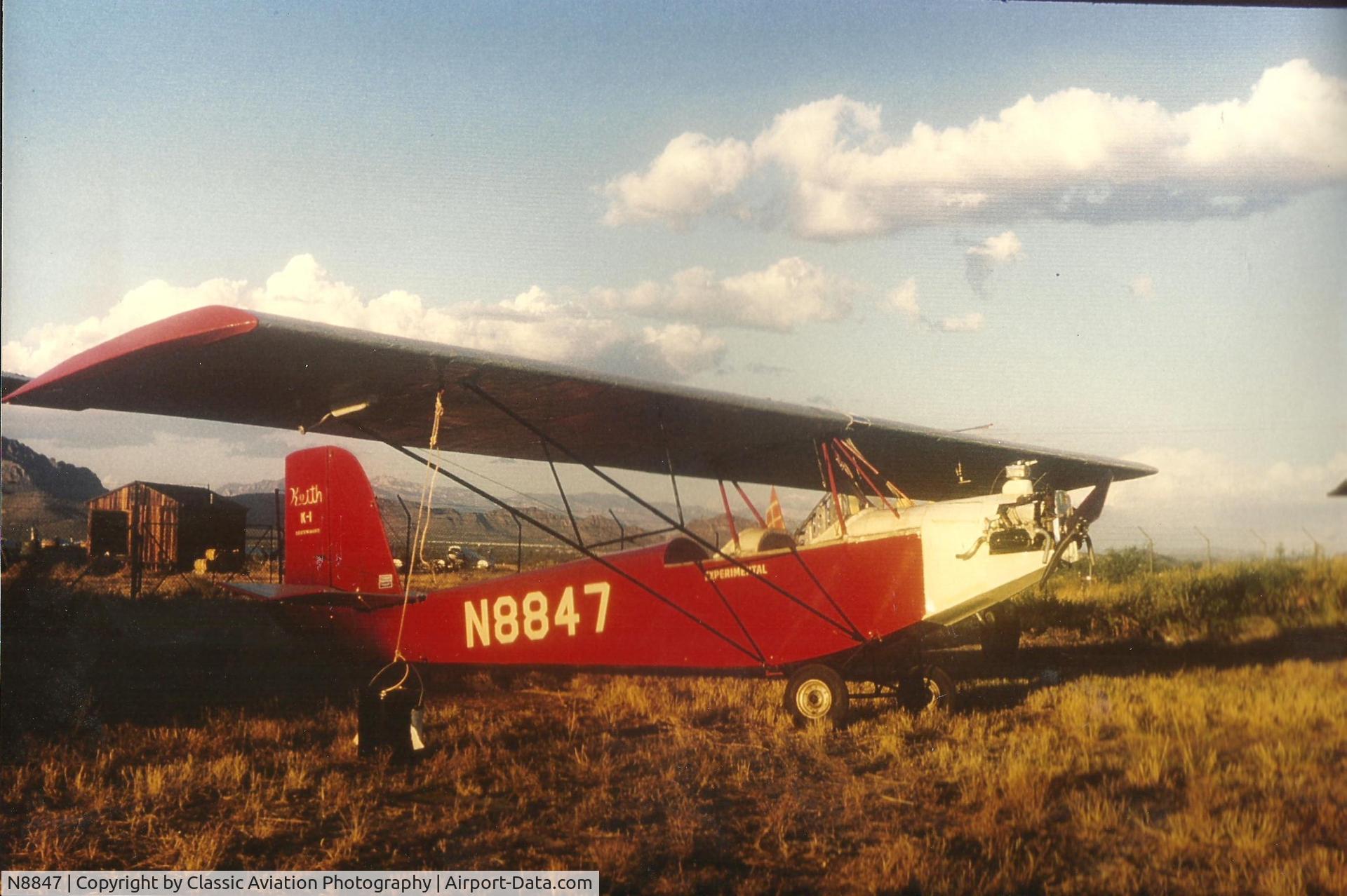 N8847, 1940 Keith K-1 C/N 1, photo of N8847. date & location unknown.