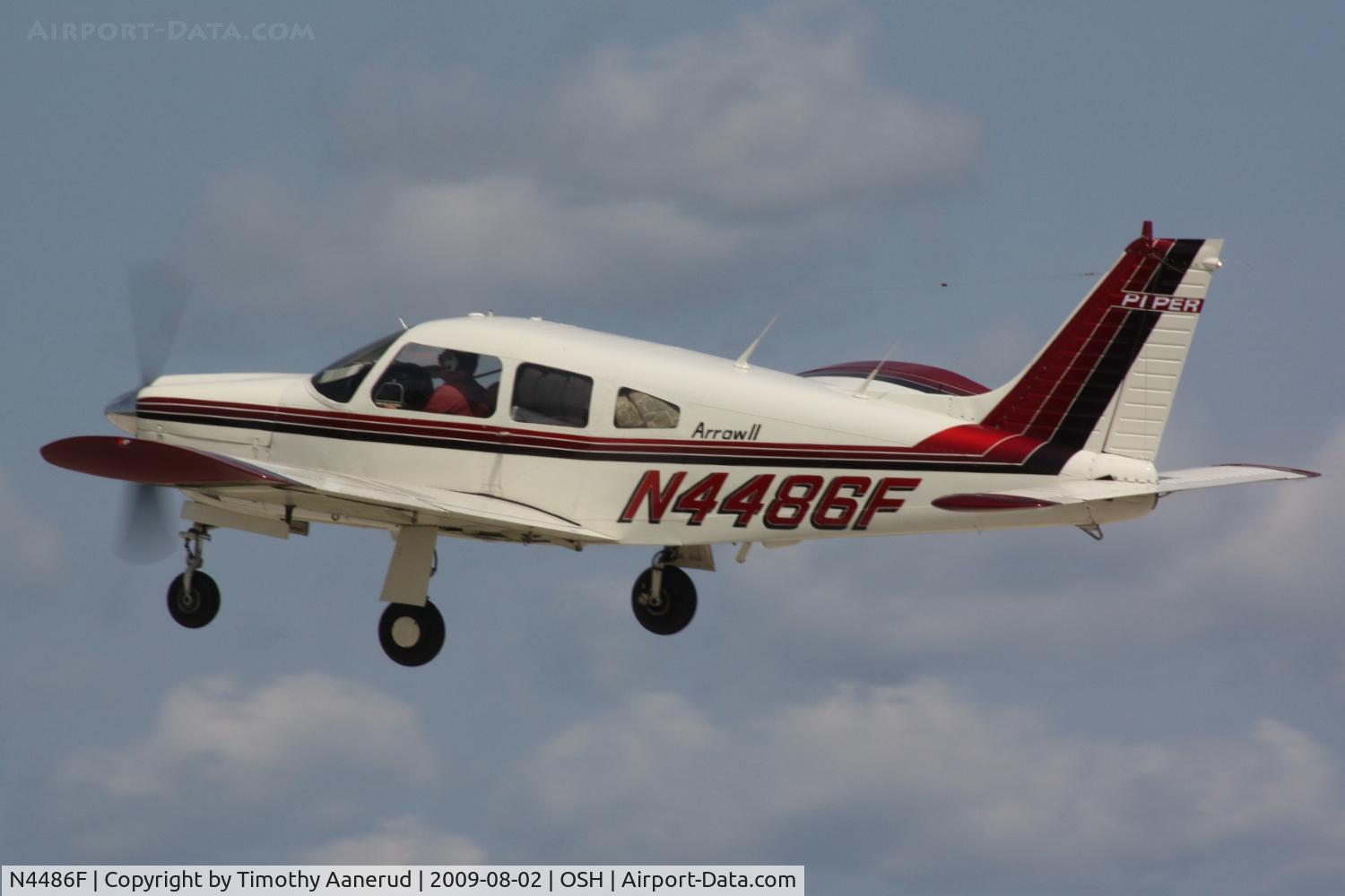 N4486F, 1976 Piper PA-28R-200 C/N 28R-7635411, 1976 Piper PA-28R-200, c/n: 28R-7635411