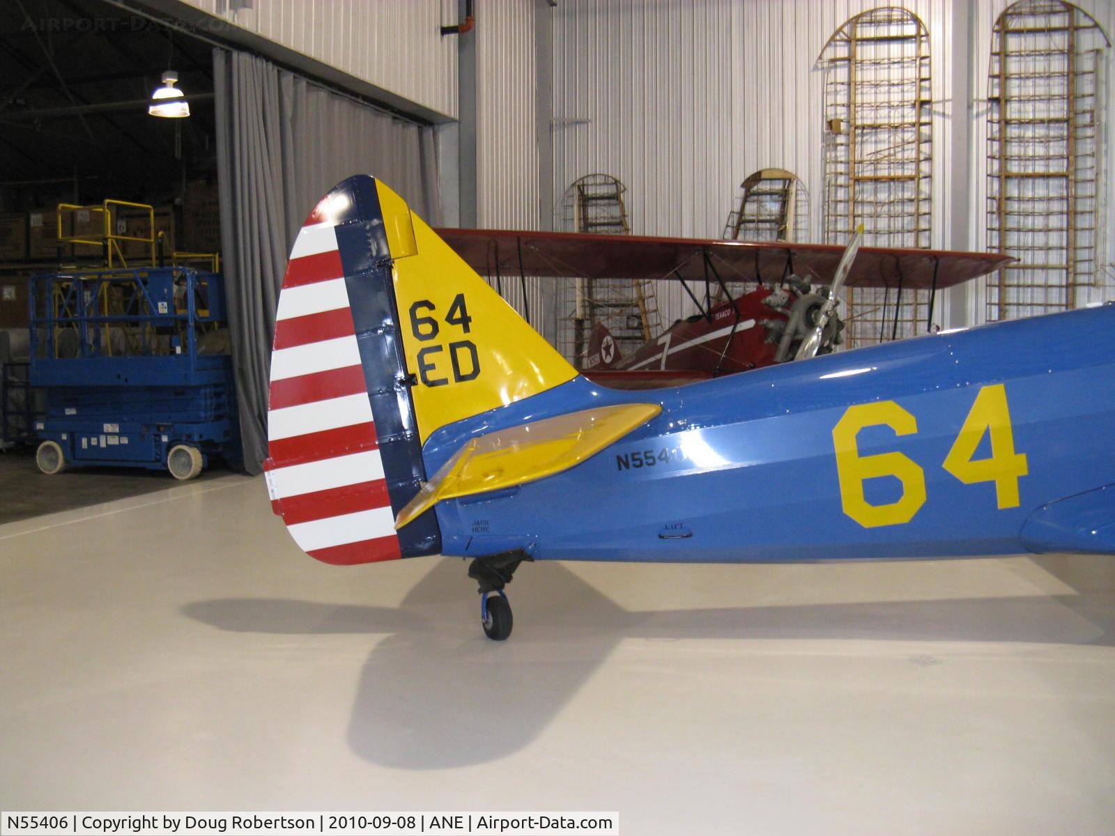 N55406, 1942 Fairchild M-62A-4 C/N T42-1394, 1942 Fairchild M-62A-4 CORNELL, Fairchild 6-440C-2 175 Hp, tail, at Golden Wings Museum