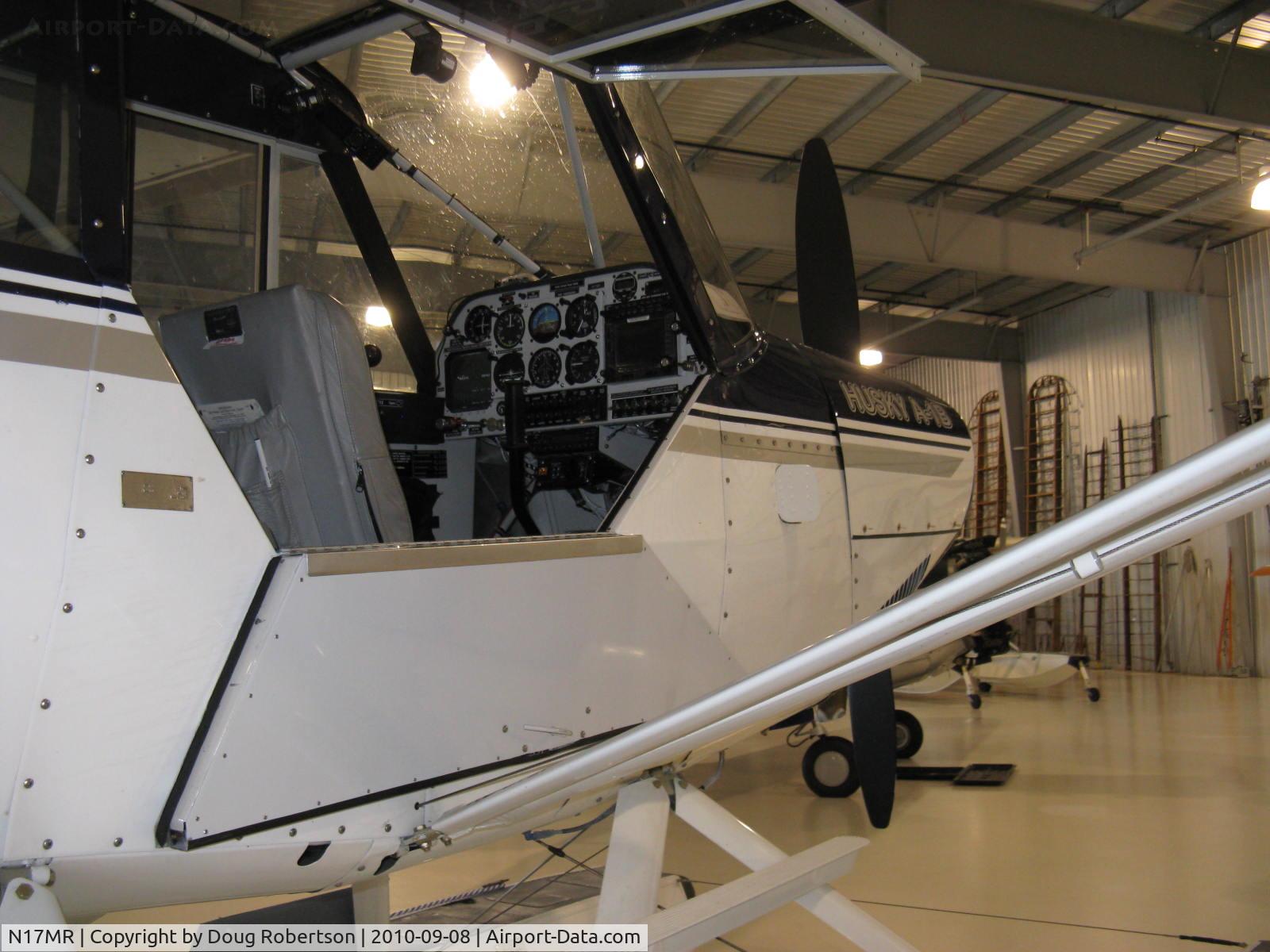 N17MR, Aviat A-1B Husky C/N 2215, 2005 Aviat A-1B HUSKY AMPHIBIAN, Lycoming O-360-A1P 180 Hp, panel, at Golden Wings Museum