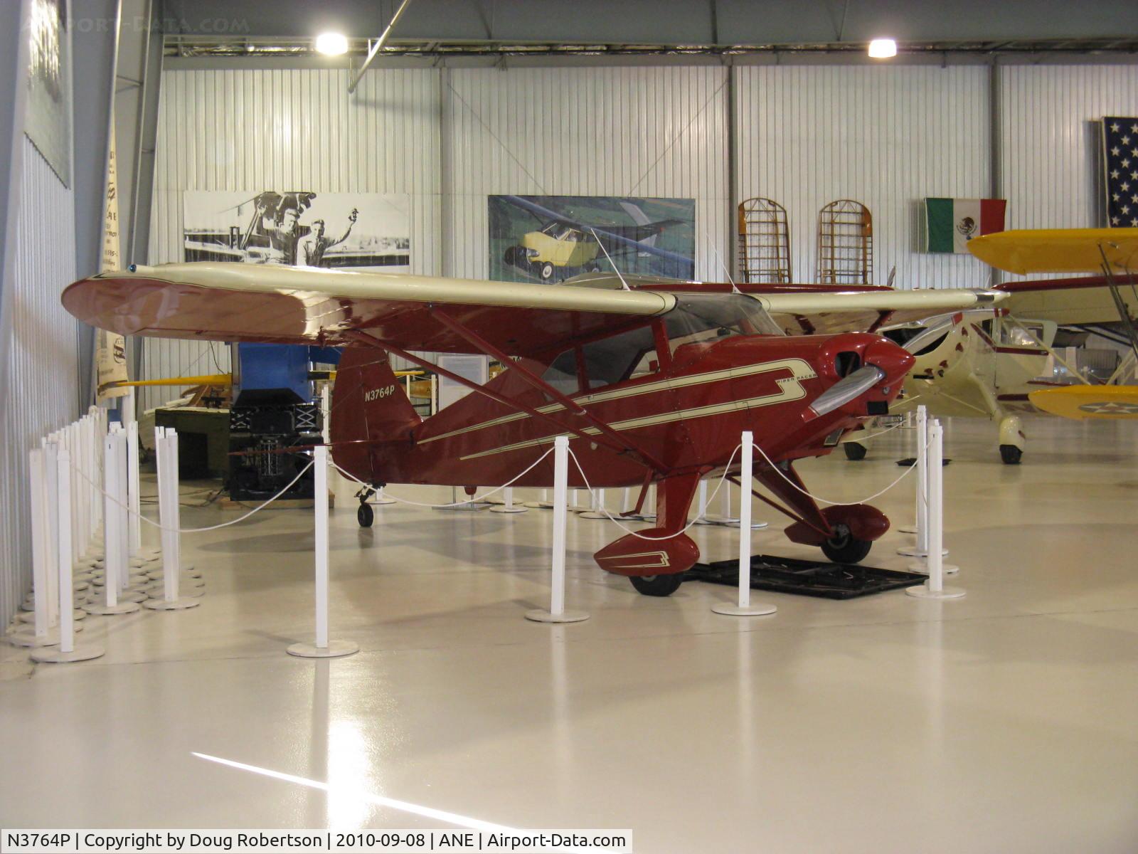 N3764P, 1955 Piper PA-22-150 C/N 22-3488, 1955 Piper PA-22-150 TRI-PACER converted to taildragger, Lycoming O-320 150 Hp, at Golden Wings Museum