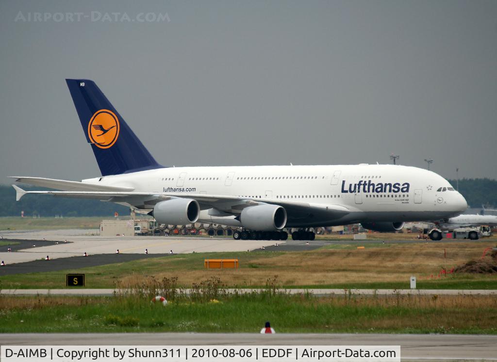 D-AIMB, 2010 Airbus A380-841 C/N 041, Trackted to Lufthansa Techniks...